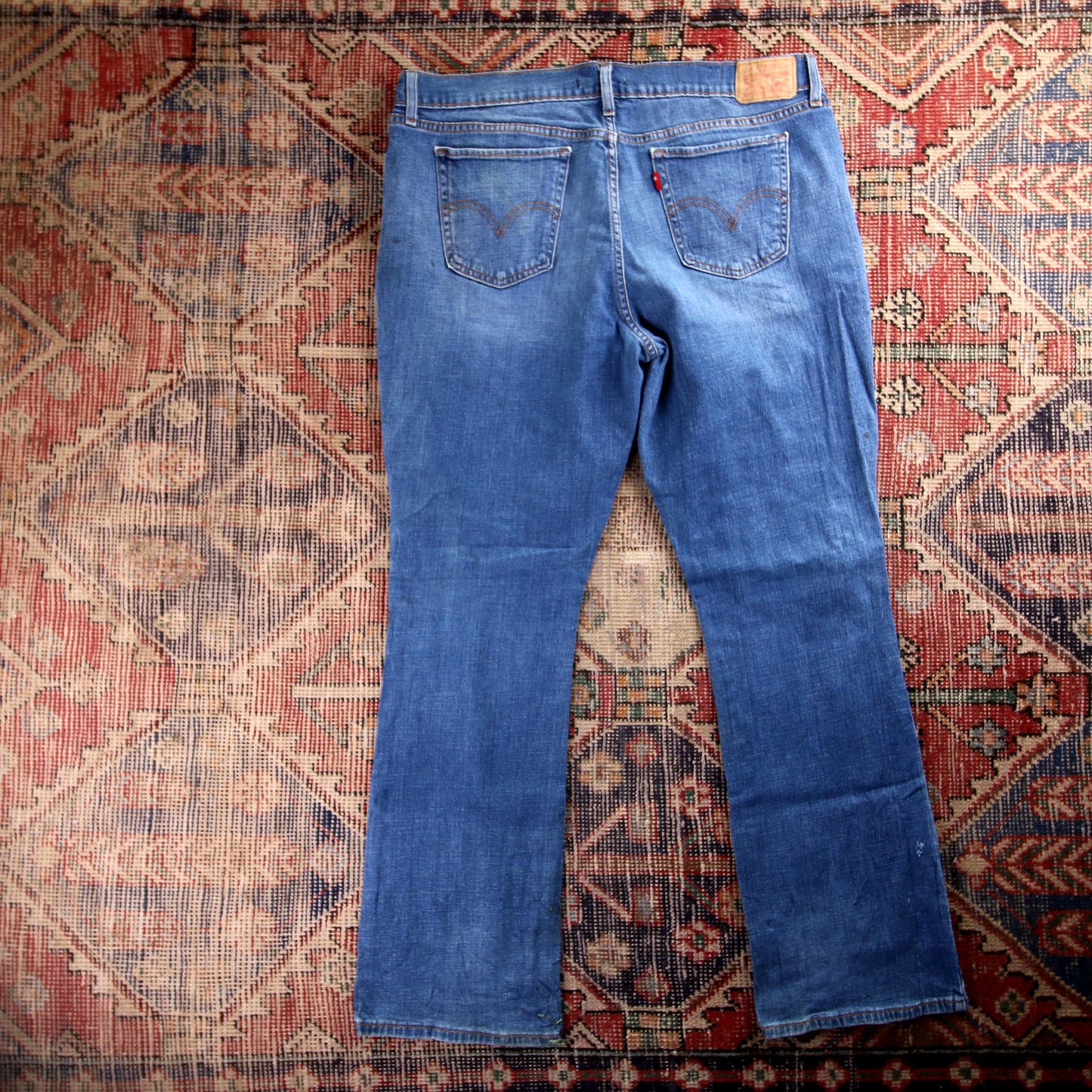 Levi's 519 W30 L30 Bootcut Blue Denim Jeans