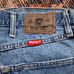 Wrangler W36 L28 Straight Leg Relaxed Fit Blue Denim Jeans