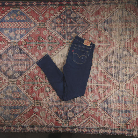 Levi's 711 W28 L28 Skinny Blue Denim Jeans