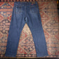 Wrangler W40 L31 Straight Leg Relaxed Fit Blue Denim Jeans