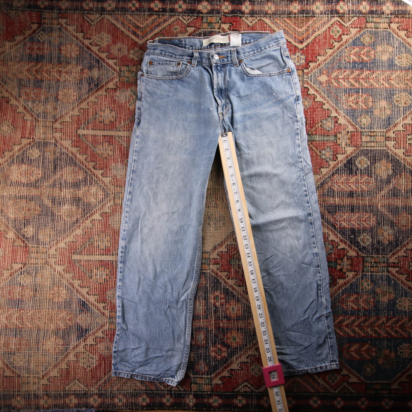 Levi's 512 Red Tab W30 L28 Tapered Leg Slim Fit Blue Denim Jeans