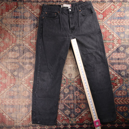 Levi's 550 Red Tab W30 L31 Tapered Leg Relaxed Fit Grey Denim Jeans