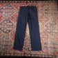 Dickies W28 L28 Straight Leg Slim Fit Blue Cotton Blend Trousers