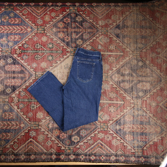 Lee W32 L28 Straight Leg Blue Denim Jeans