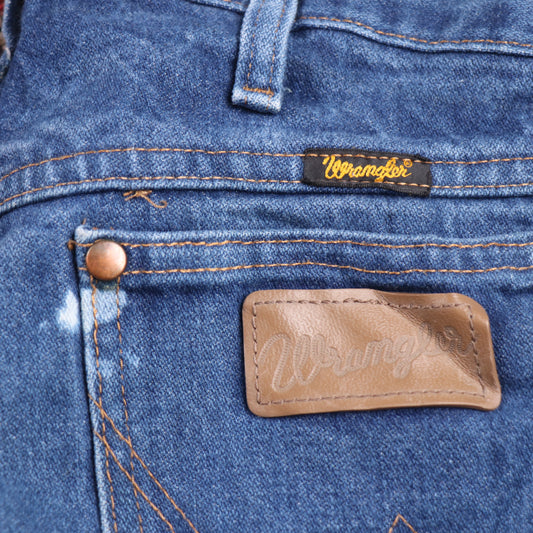 Wrangler W32 L29 Straight Leg Blue Denim Jeans