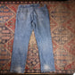 Wrangler W40 L31 Straight Leg Blue Denim Jeans
