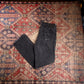 Lee W34 L33 Straight Leg Relaxed Fit Black Denim Jeans