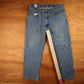 Levi's 550 Red Tab W38 L28 Tapered Leg Relaxed Fit Blue Denim Jeans