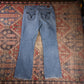 Lee W34 L30 Bootcut Blue Denim Jeans