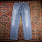 Levi's 505 W38 L30 Straight Leg Regular Fit Blue Denim Jeans