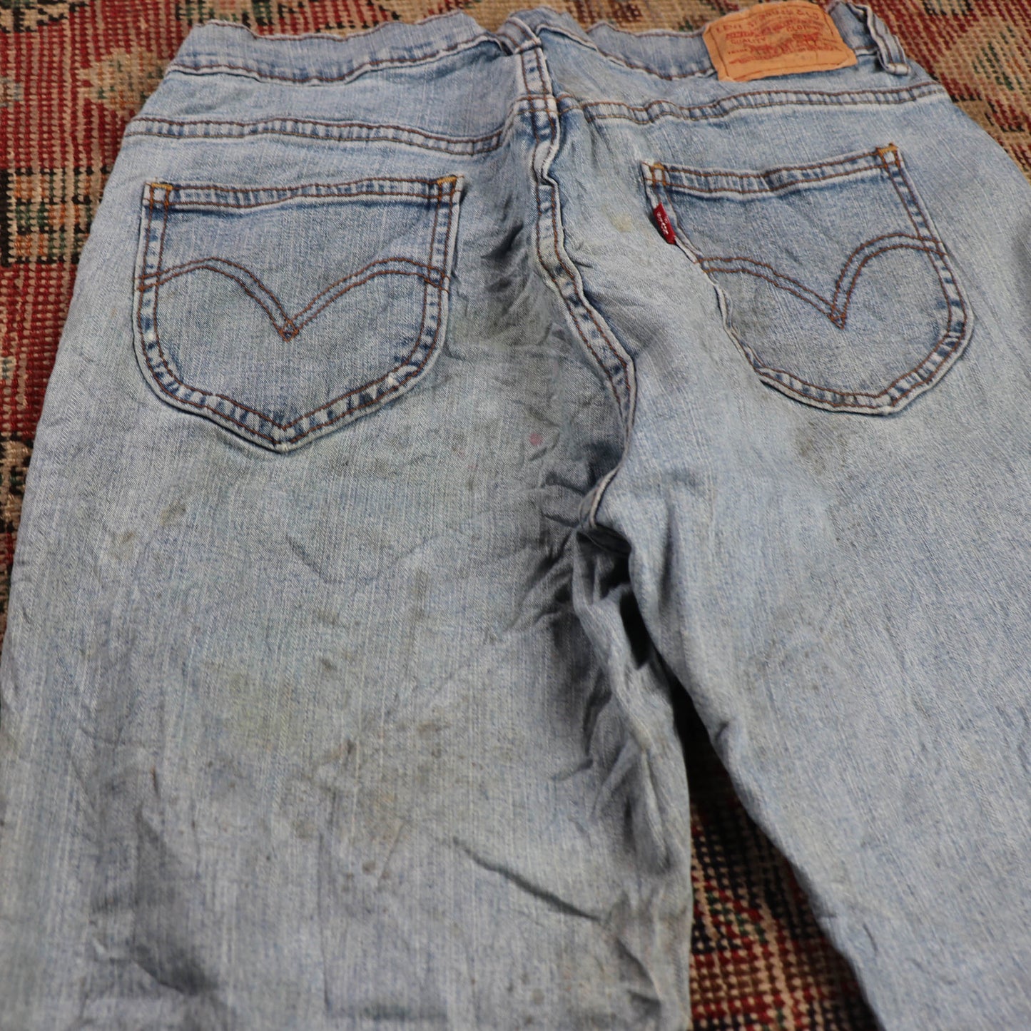 Levi's W28 L24 Capri Blue Denim Jeans