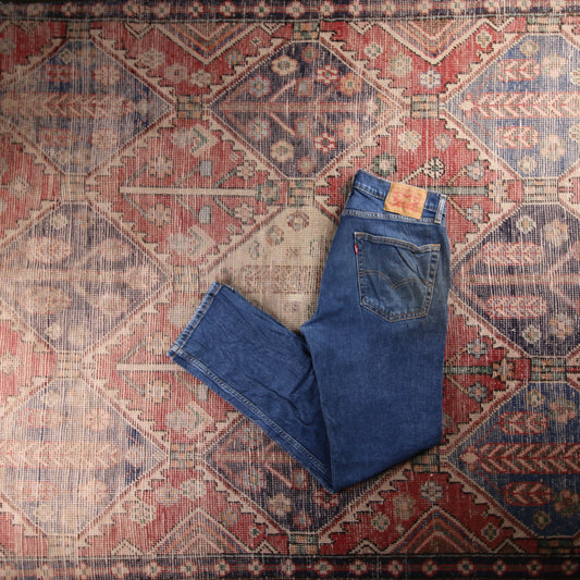 Levi's Red Tab W32 L31 Straight Leg Blue Denim Jeans