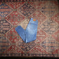 Levi's 712 W24 L26 Slim Fit Classic Ripped Style Blue Denim Jeans