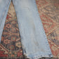 Wrangler W36 L31 Straight Leg Relaxed Fit Blue Denim Jeans