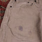 Levi's 505 W32 L33 Straight Leg Regular Fit Classic Ripped Style Beige Denim Jea