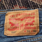 Levi's 502 Red Tab W32 L28 Tapered Leg Regular Fit Classic Ripped Style Blue Den