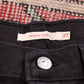 Levi's W26 L25 Skinny Classic Ripped Style Black Denim Jeans