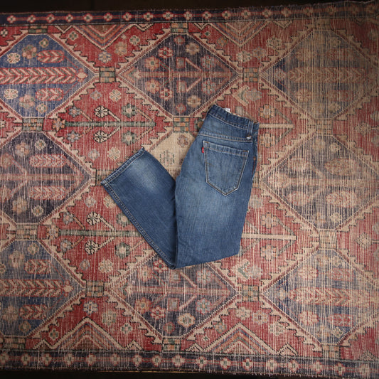 Levi's W26 L26 Straight Leg Blue Denim Jeans