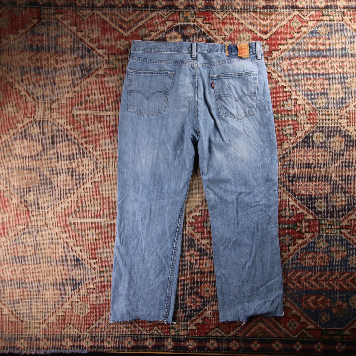Levi's Red Tab W34 L26 Straight Blue Denim Jeans