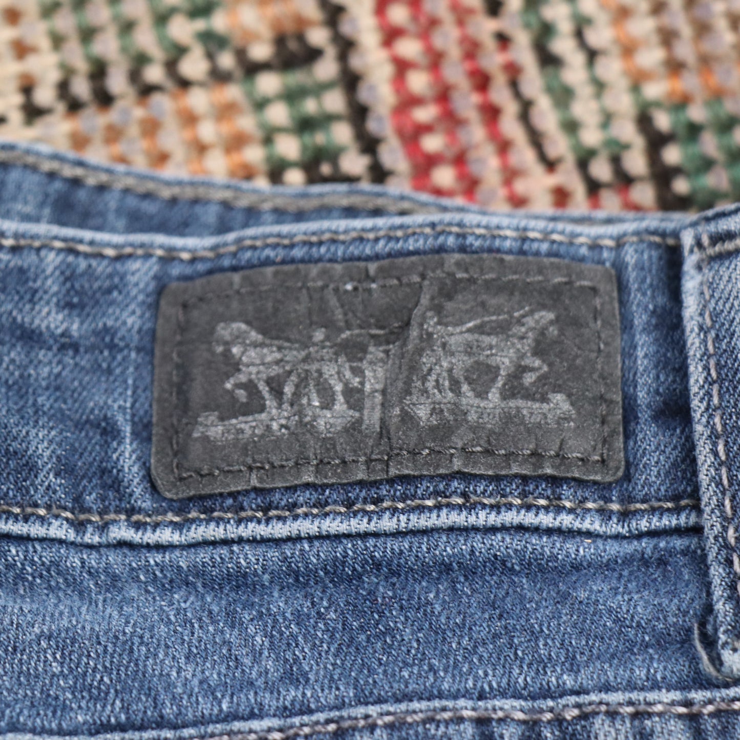 Levi's 580 W32 L30 Straight Leg Blue Denim Jeans