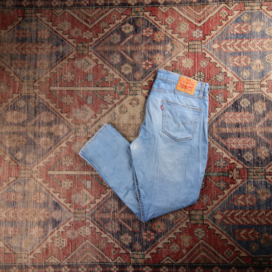Levi's 511 Red Tab W28 L29 Slim Fit Blue Denim Jeans
