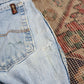 Wrangler W34 L35 Straight Leg Relaxed Fit Blue Denim Jeans