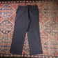 Nautica W34 L30 Straight Leg Navy Cotton Blend Trousers