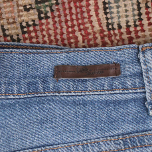 Lee W30 L28 Straight Leg Blue Denim Jeans