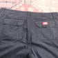 Dickies Double Knee W34 L25 Cargo Trousers Black Cotton Blend Trousers