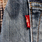 Levi's 501 W32 L34 Original Fit Classic Ripped Style Blue Denim Jeans