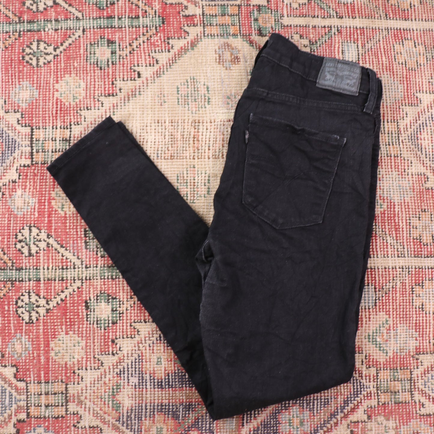 Levi's W30 L27 Skinny Black Denim Jeans