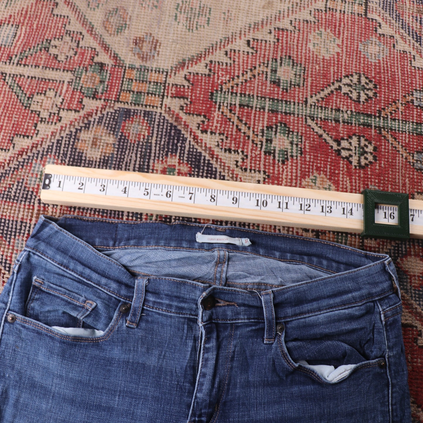 Levi's W30 L29 Bootcut Blue Denim Jeans