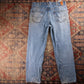 Levi's Red Tab W26 L33 Loose Straight Leg Blue Denim Jeans