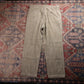 Unbranded W34 L29 Straight Leg Beige Corduroy Trousers