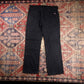 Dickies W34 L28 Straight Leg Black Cotton Blend Trousers