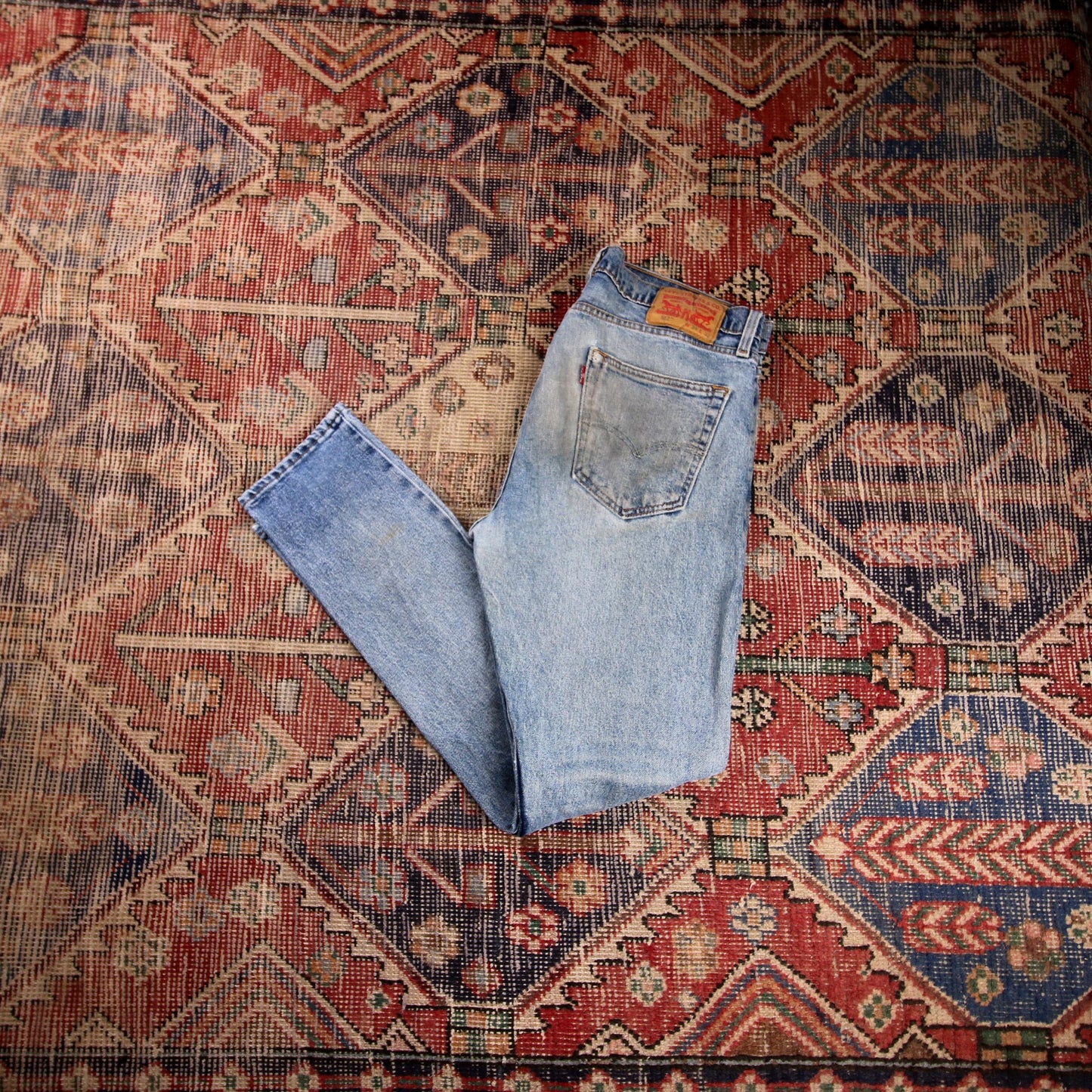 Levi's 512 W34 L30 Tapered Leg Slim Fit Blue Denim Jeans