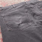 Levi's 505 W38 L28 Straight Leg Regular Fit Black Denim Jeans