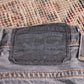 Levi's W40 L30 Straight Leg Loose Fit Grey Denim Jeans