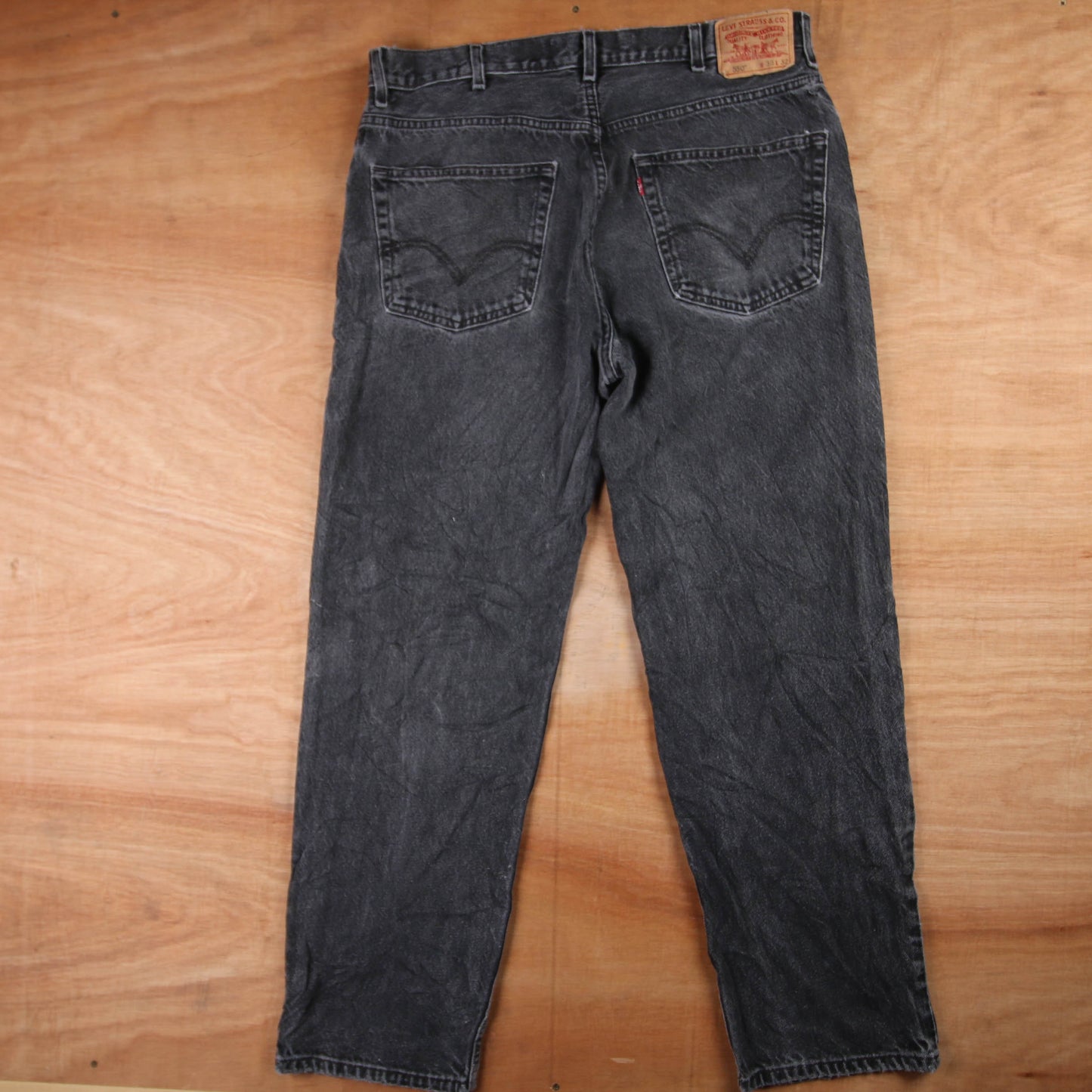 Levi's 505 Red Tab W32 L28 Straight Leg Regular Fit Blue Denim Jeans