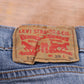 Levi's 517 Red Tab W28 L28 Bootcut Slim Fit Blue Denim Jeans