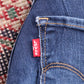 Levi's W26 L29 Skinny Classic Ripped Style Blue Denim Jeans