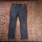 Levi's W36 L30 Straight Leg Classic Ripped Style Blue Denim Jeans