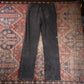 Lee W32 L32 Straight Leg Relaxed Fit Black Denim Jeans
