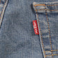 Levi's 512 Red Tab W28 L27 Tapered Leg Slim Fit Blue Denim Jeans