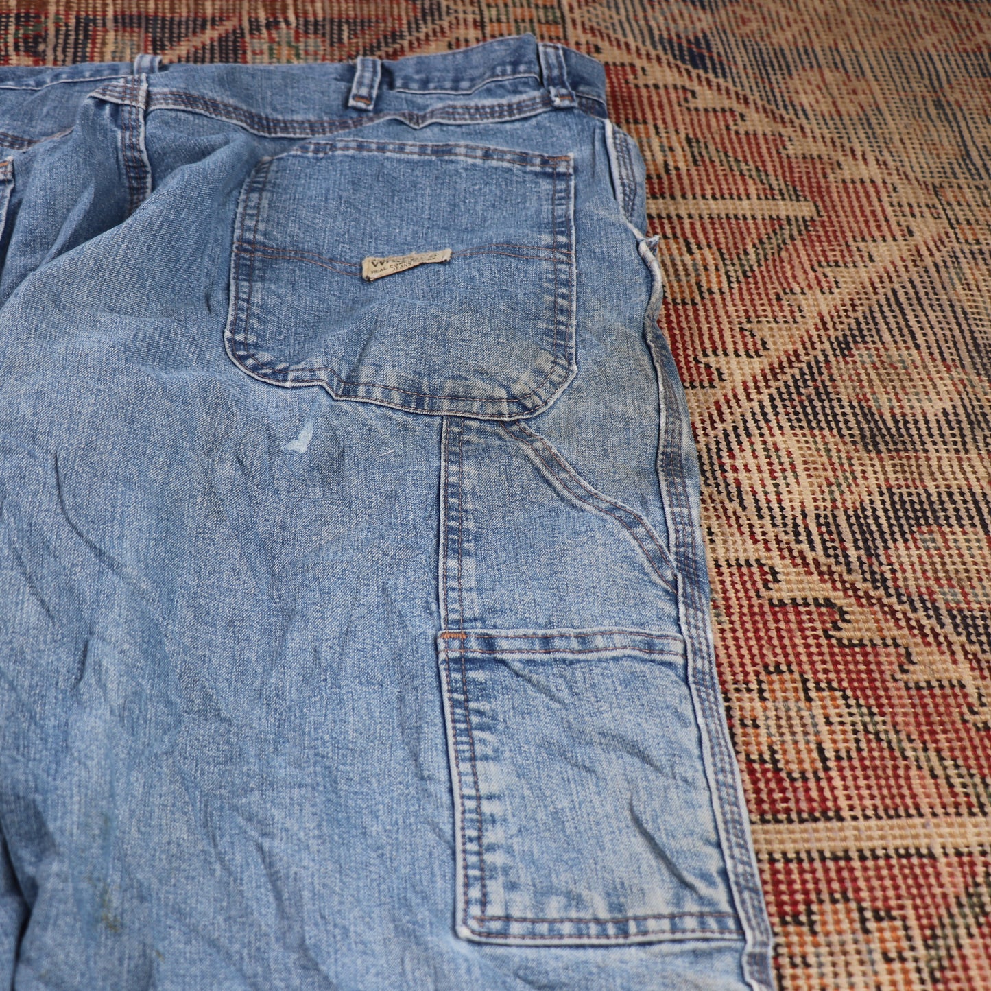 Wrangler W38 L29 Carpenter Blue Denim Jeans