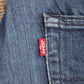 Levi's W32 L31 Straight Leg Relaxed Fit Blue Denim Jeans