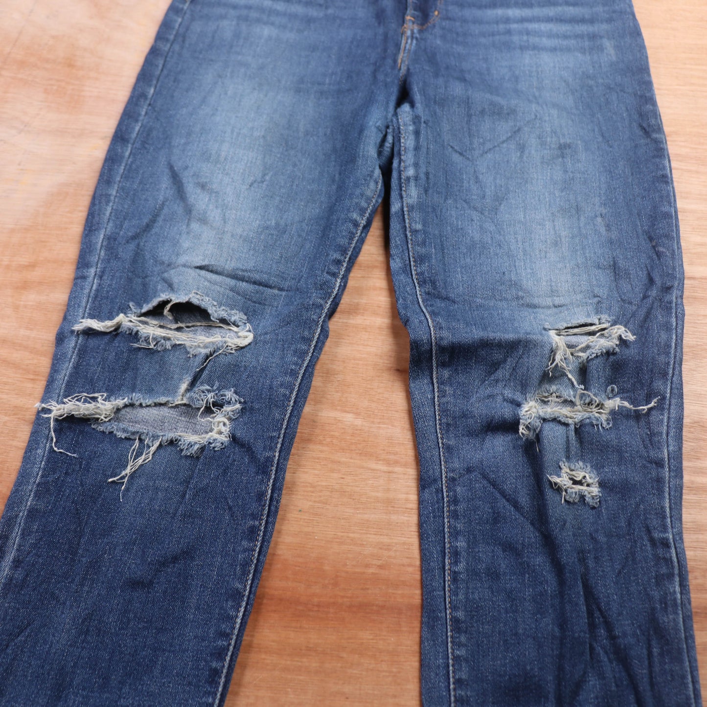 Levi's 721 Red Tab W28 L27 Skinny Blue Denim Jeans