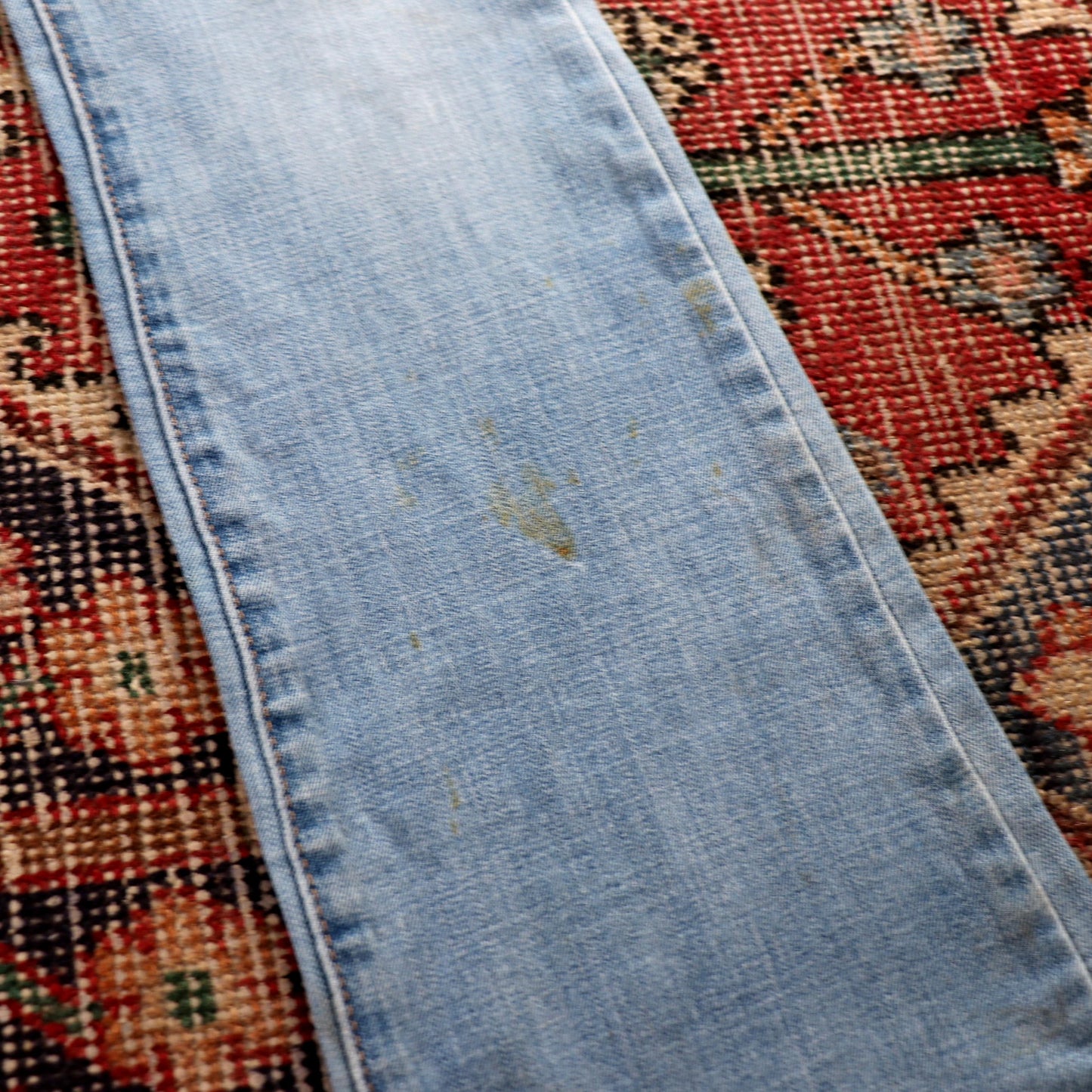Levi's 715 W28 L29 Flared Blue Denim Jeans