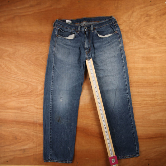 Levi's 508 Red Tab W34 L28 Tapered Leg Regular Fit Blue Denim Jeans