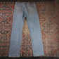 Wrangler W36 L34 Straight Leg Relaxed Fit Blue Denim Jeans